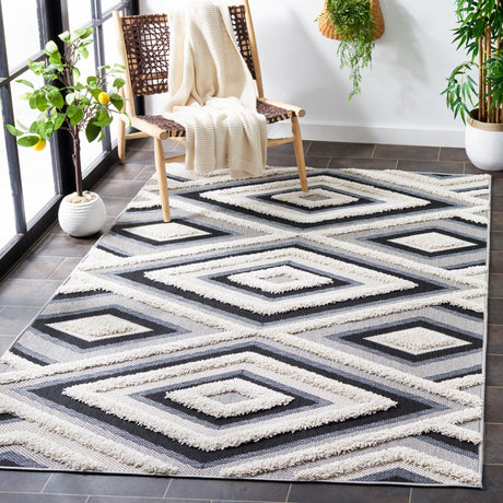 Safavieh Cottage Cot212A Ivory/Black Rug - Safavieh - cot212a - 4