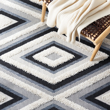 Safavieh Cottage Cot212A Ivory/Black Rug - Safavieh - cot212a - 7r