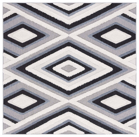 Safavieh Cottage Cot212A Ivory/Black Rug - Safavieh - cot212a - 7sq