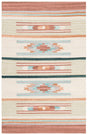 Safavieh Cotton Kilim Klc301T Brown / Ivory Rugs - Safavieh - klc301t - 4