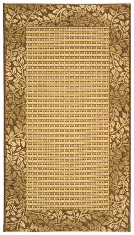 Safavieh Courtyard cy0727 - 3001 Natural / Brown Rugs - Safavieh - cy0727 - 3001 - 6