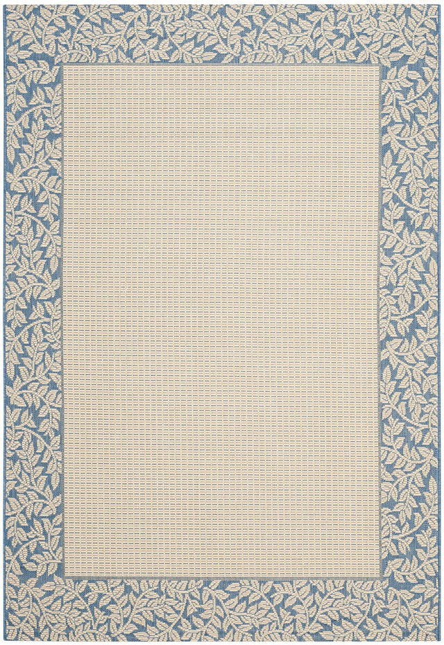 Safavieh Courtyard cy0727 - 3101 Natural / Blue Rugs - Safavieh - cy0727 - 3101 - 0