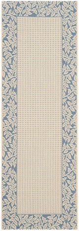 Safavieh Courtyard cy0727 - 3101 Natural / Blue Rugs - Safavieh - cy0727 - 3101 - 210