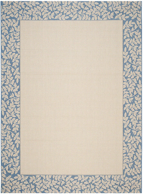 Safavieh Courtyard cy0727 - 3101 Natural / Blue Rugs - Safavieh - cy0727 - 3101 - 6