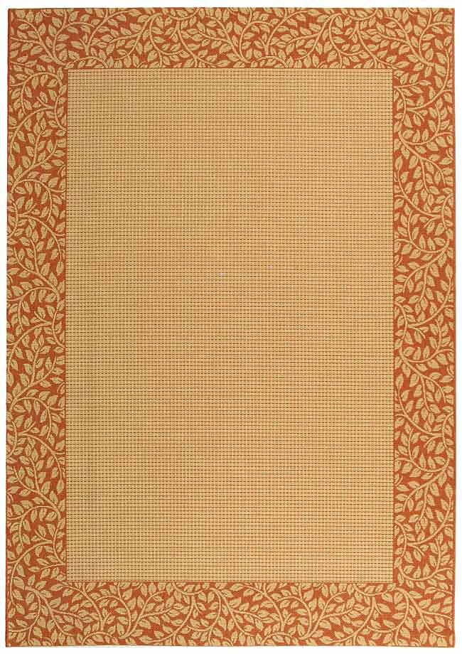 Safavieh Courtyard cy0727 - 3201 Natural / Terra Rugs - Safavieh - cy0727 - 3201 - 0