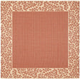 Safavieh Courtyard Cy0727 - 3707 Red / Natural Rugs - Safavieh - cy0727 - 3707 - 7sq