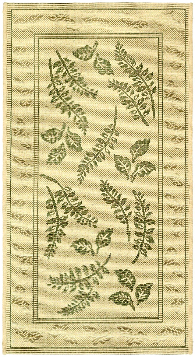 Safavieh Courtyard cy0772 - 1e01 Natural / Olive Rugs - Safavieh - cy0772 - 1e01 - 6