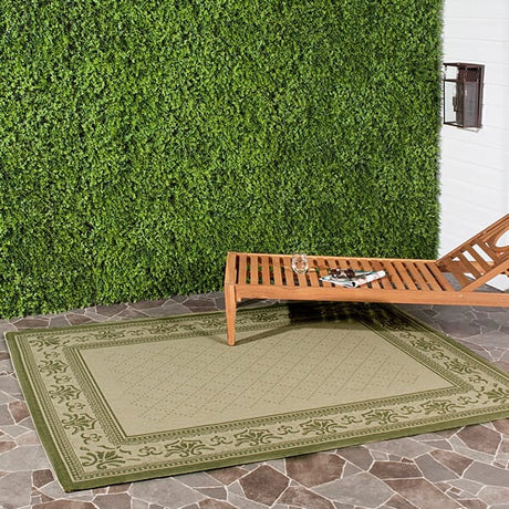 Safavieh Courtyard cy0901 - 1e01 Natural / Olive Rugs - Safavieh - cy0901 - 1e01 - 2