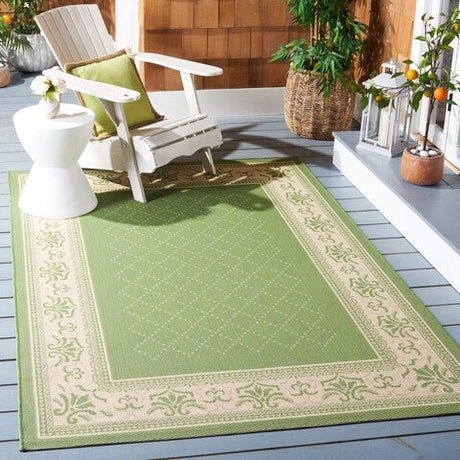 Safavieh Courtyard cy0901 - 1e06 Olive / Natural Rugs - Safavieh - cy0901 - 1e06 - 0