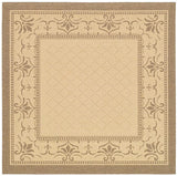 Safavieh Courtyard cy0901 - 3001 Natural / Brown Rugs - Safavieh - cy0901 - 3001 - 7sq
