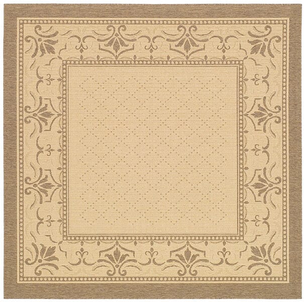 Safavieh Courtyard cy0901 - 3001 Natural / Brown Rugs - Safavieh - cy0901 - 3001 - 7sq