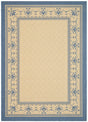 Safavieh Courtyard cy0901 - 3101 Natural / Blue Rugs - Safavieh - cy0901 - 3101 - 0