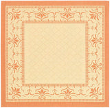 Safavieh Courtyard cy0901 - 3201 Natural / Terra Rugs - Safavieh - cy0901 - 3201 - 7sq