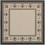 Safavieh Courtyard cy0901 - 3901 Sand / Black Rugs - Safavieh - cy0901 - 3901 - 7sq