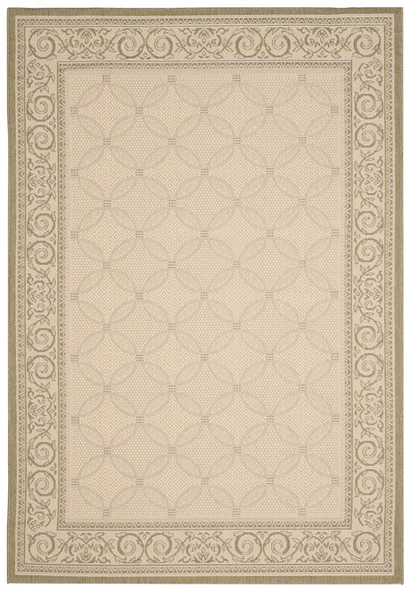 Safavieh Courtyard cy1502 - 1e01 Natural / Olive Rugs - Safavieh - cy1502 - 1e01 - 2