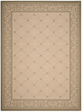 Safavieh Courtyard cy1502 - 1e01 Natural / Olive Rugs - Safavieh - cy1502 - 1e01 - 5r