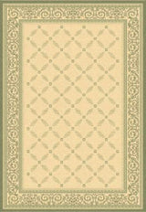 Safavieh Courtyard cy1502 - 1e01 Natural / Olive Rugs - Safavieh - cy1502 - 1e01 - 5r