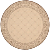 Safavieh Courtyard cy1502 - 3001 Natural / Brown Rugs - Safavieh - cy1502 - 3001 - 5r