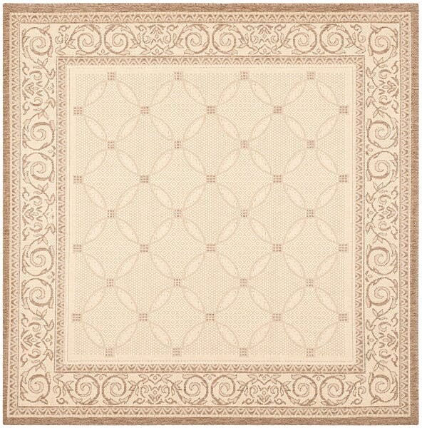 Safavieh Courtyard cy1502 - 3001 Natural / Brown Rugs - Safavieh - cy1502 - 3001 - 7sq