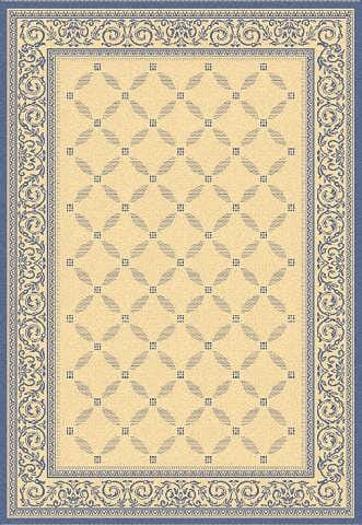 Safavieh Courtyard Cy1502 - 3101 Natural / Blue Rugs - Safavieh - cy1502 - 3101 - 2