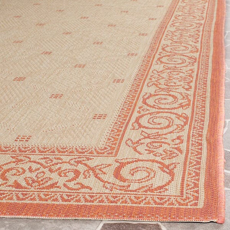 Safavieh Courtyard cy1502 - 3201 Natural / Terra Rugs - Safavieh - cy1502 - 3201 - 0