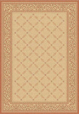 Safavieh Courtyard cy1502 - 3201 Natural / Terra Rugs - Safavieh - cy1502 - 3201 - 0