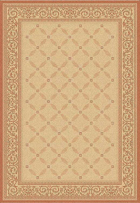 Safavieh Courtyard cy1502 - 3201 Natural / Terra Rugs - Safavieh - cy1502 - 3201 - 0