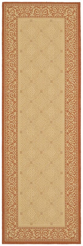 Safavieh Courtyard cy1502 - 3201 Natural / Terra Rugs - Safavieh - cy1502 - 3201 - 27