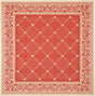 Safavieh Courtyard Cy1502 - 3707 Red / Natural Rugs - Safavieh - cy1502 - 3707 - 7sq