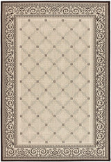 Safavieh Courtyard cy1502 - 3901 Sand / Black Rugs - Safavieh - cy1502 - 3901 - 0
