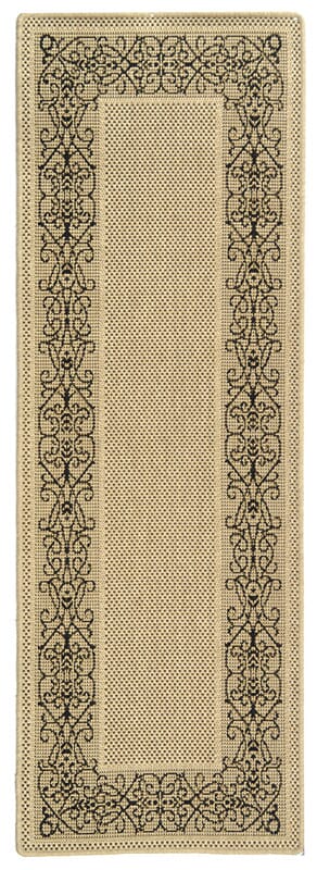 Safavieh Courtyard cy1588 - 3901 Sand / Black Rugs - Safavieh - cy1588 - 3901 - 27