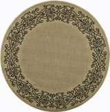Safavieh Courtyard cy1588 - 3901 Sand / Black Rugs - Safavieh - cy1588 - 3901 - 8r