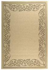Safavieh Courtyard cy1677 - 3901 Sand / Black Rugs - Safavieh - cy1677 - 3901 - 2