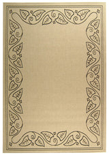 Safavieh Courtyard cy1677 - 3901 Sand / Black Rugs - Safavieh - cy1677 - 3901 - 2