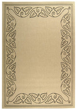 Safavieh Courtyard cy1677 - 3901 Sand / Black Rugs - Safavieh - cy1677 - 3901 - 2