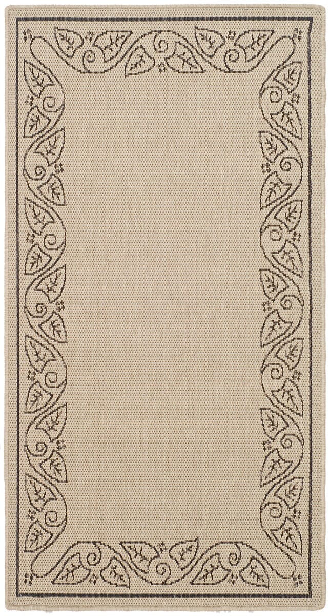 Safavieh Courtyard cy1677 - 3901 Sand / Black Rugs - Safavieh - cy1677 - 3901 - 2