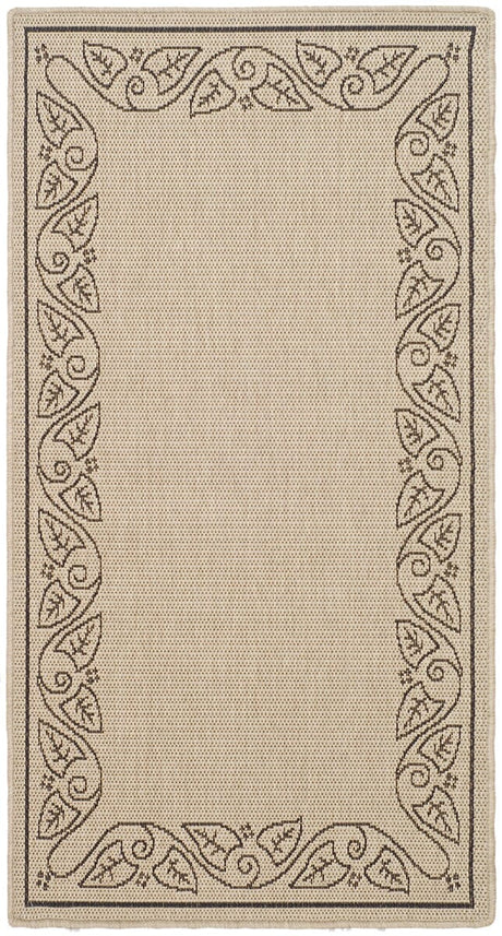 Safavieh Courtyard cy1677 - 3901 Sand / Black Rugs - Safavieh - cy1677 - 3901 - 2