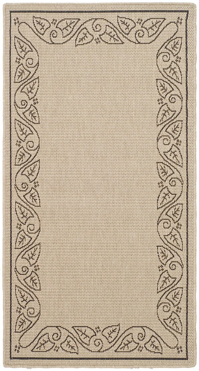 Safavieh Courtyard cy1677 - 3901 Sand / Black Rugs - Safavieh - cy1677 - 3901 - 2