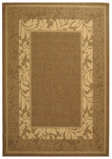 Safavieh Courtyard cy1704 - 3009 Brown / Natural Rugs - Safavieh - cy1704 - 3009 - 7sq