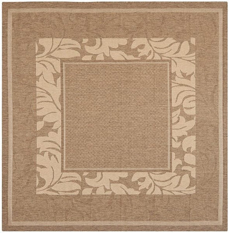 Safavieh Courtyard cy1704 - 3009 Brown / Natural Rugs - Safavieh - cy1704 - 3009 - 7sq