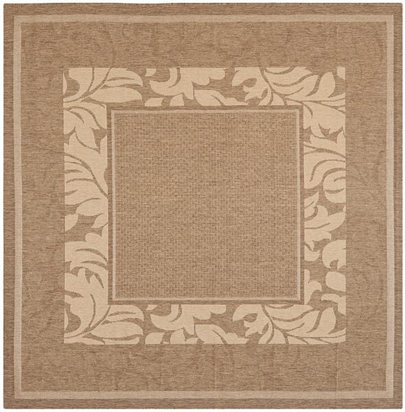 Safavieh Courtyard cy1704 - 3009 Brown / Natural Rugs - Safavieh - cy1704 - 3009 - 7sq