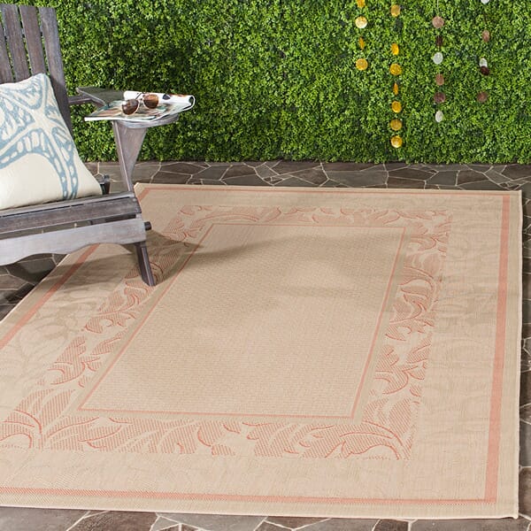 Safavieh Courtyard cy1704 - 3201 Natural / Terra Rugs - Safavieh - cy1704 - 3201 - 0