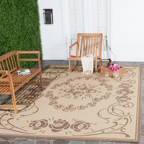 Safavieh Courtyard cy1893 - 3001 Natural / Brown Rugs - Safavieh - cy1893 - 3001 - 2