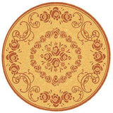 Safavieh Courtyard cy1893 - 3201 Natural / Terra Rugs - Safavieh - cy1893 - 3201 - 5r