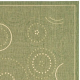 Safavieh Courtyard cy1906 - 1e06 Olive / Natural Rugs - Safavieh - cy1906 - 1e06 - 2