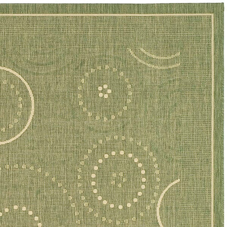 Safavieh Courtyard cy1906 - 1e06 Olive / Natural Rugs - Safavieh - cy1906 - 1e06 - 2