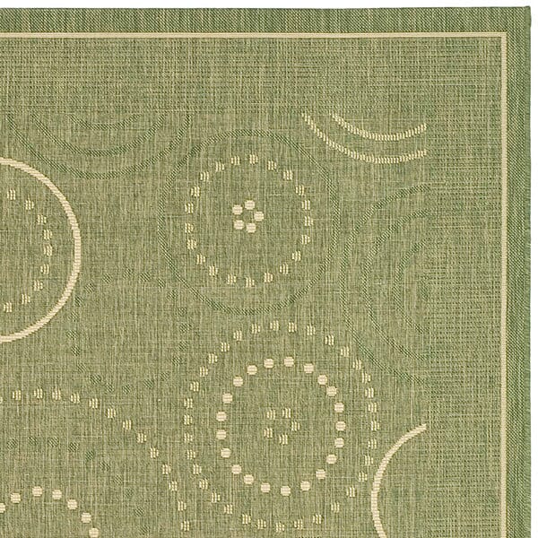 Safavieh Courtyard cy1906 - 1e06 Olive / Natural Rugs - Safavieh - cy1906 - 1e06 - 2