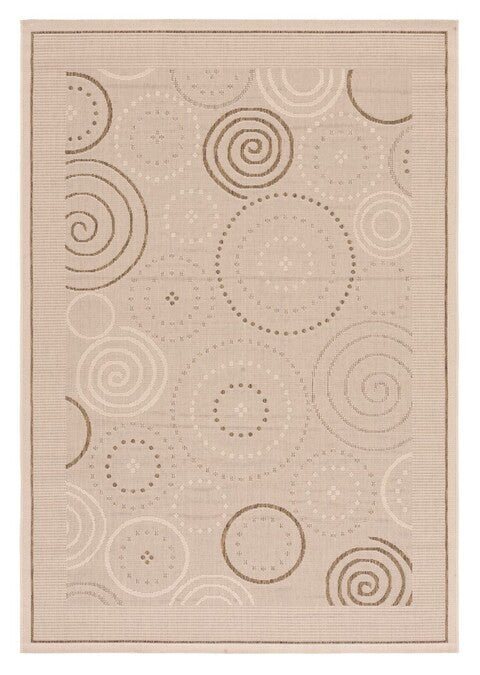 Safavieh Courtyard Cy1906 - 3001 Natural / Brown Rugs - Safavieh - cy1906 - 3001 - 5