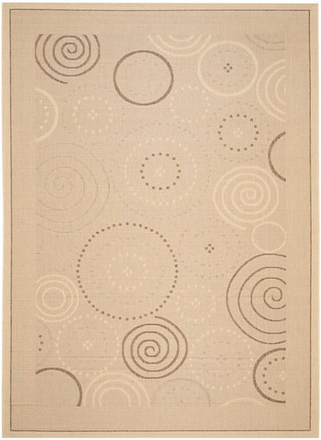 Safavieh Courtyard Cy1906 - 3001 Natural / Brown Rugs - Safavieh - cy1906 - 3001 - 8