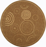 Safavieh Courtyard cy1906 - 3009 Brown / Natural Rugs - Safavieh - cy1906 - 3009 - 5r